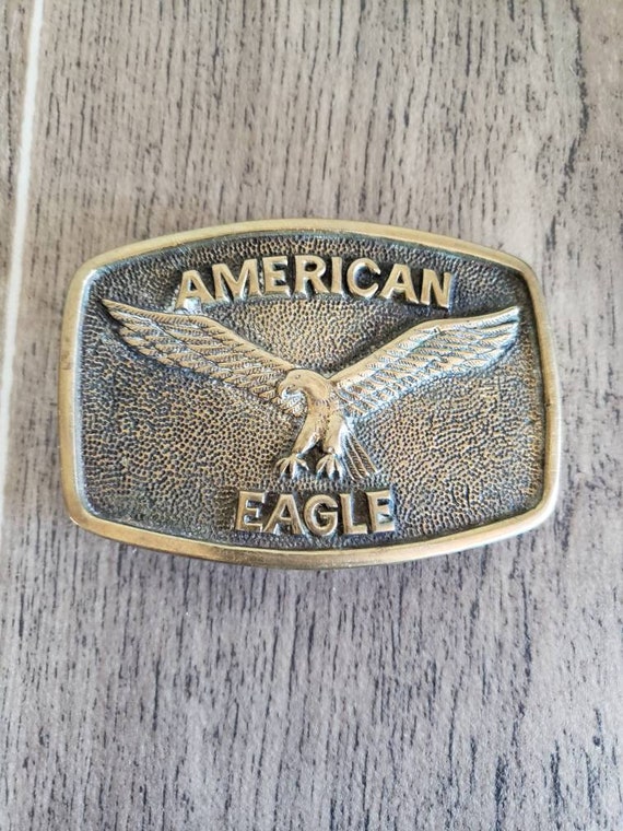 Vintage eagle belt buckle Gem