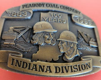 Vintage Belt Buckle - Limited Edition Peabody Coal Company  display picture 1