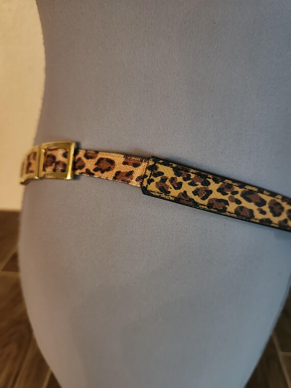 Leopard Print and Chain Belt - Stretch |  Bill Bl… - image 5