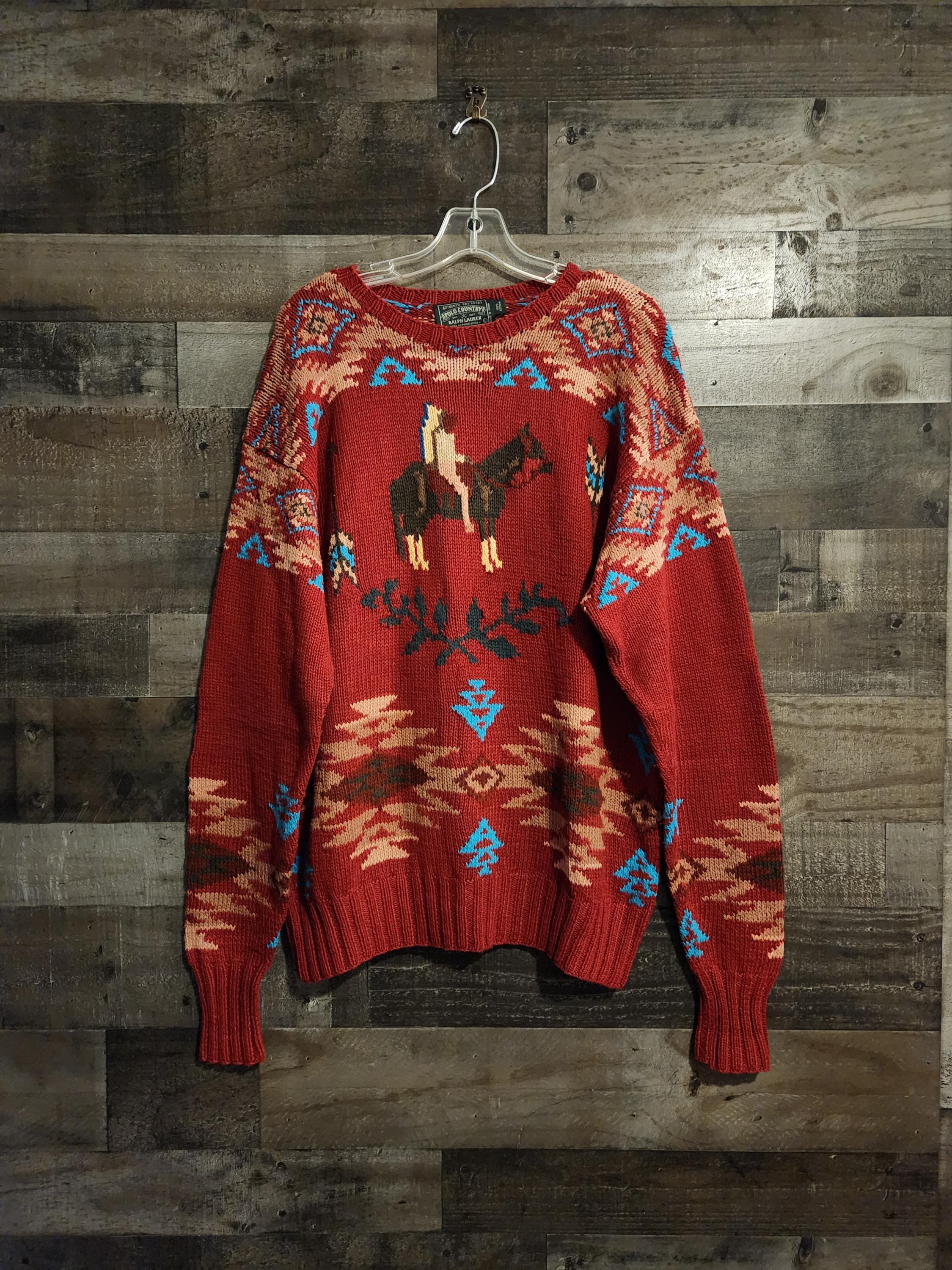 Ralph Lauren Country Sweater - Etsy