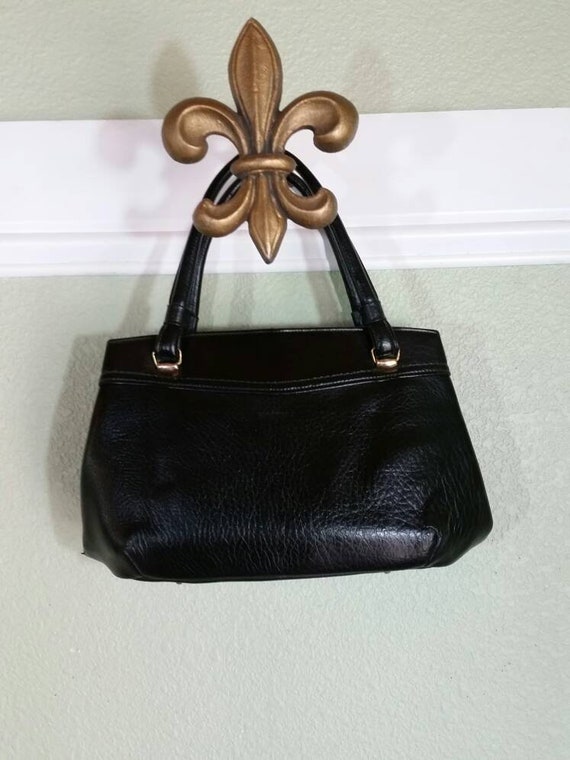 1950s Handbag by Garay, Black Vintage purse, Earl… - image 1