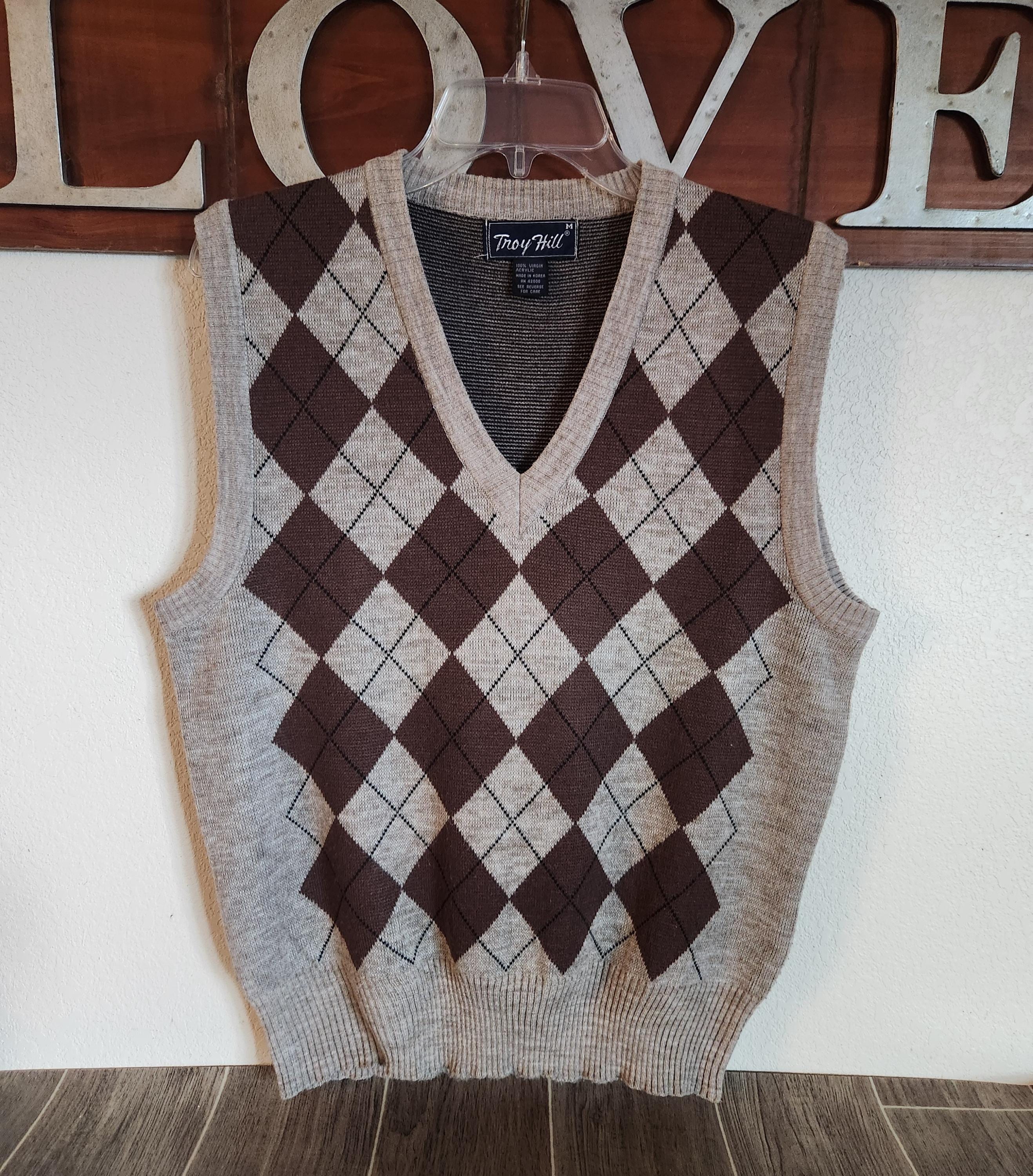 house on the hill L/S Tee (Argyle) 100