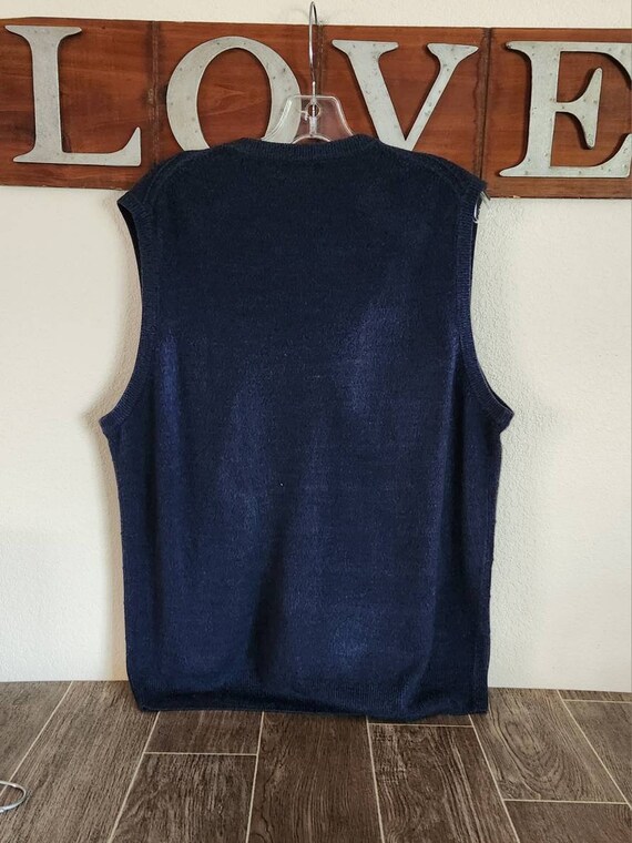 Vintage Men s Sweater Vest by Dockers Ultra Soft Acrylic Sweater Vest Dusty Blue Vest Label Size Large Etsy Canada