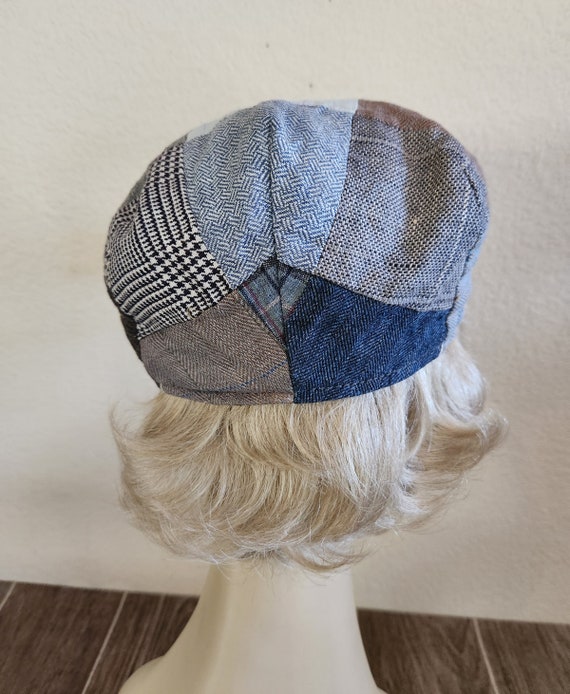 Vintage Patchwork Cap by Hanna-Hats | Irish Linen… - image 3