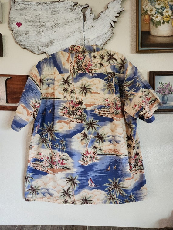 Vintage Men's Hawaiian Shirt by RJC XL | Tropical… - image 2