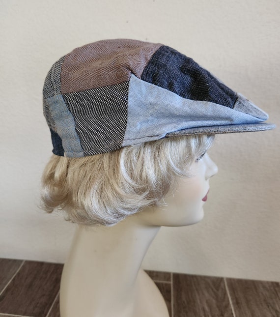 Vintage Patchwork Cap by Hanna-Hats | Irish Linen… - image 4