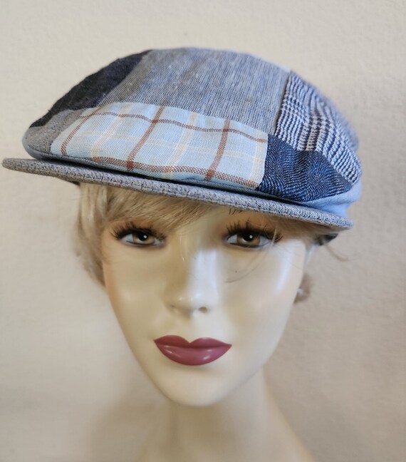 Vintage Patchwork Cap by Hanna-Hats | Irish Linen… - image 1