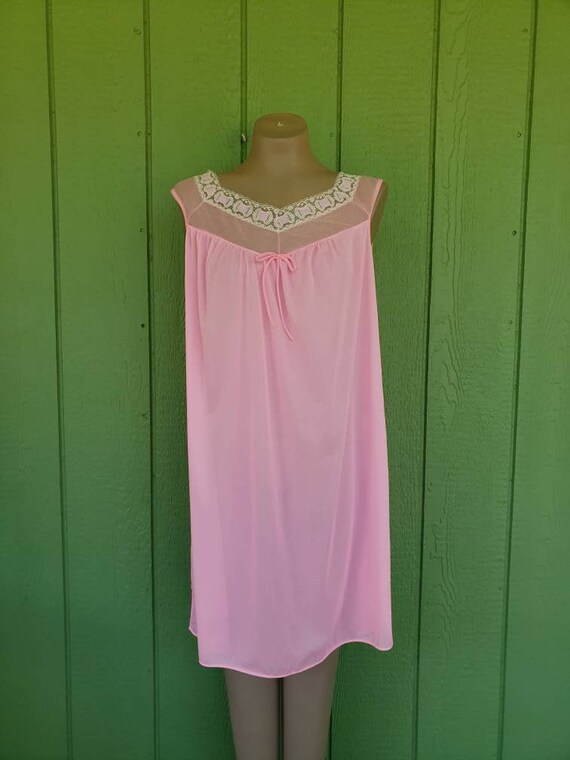 Vintage 1960's Slinky Nylon Nightie by Movie Star… - image 1