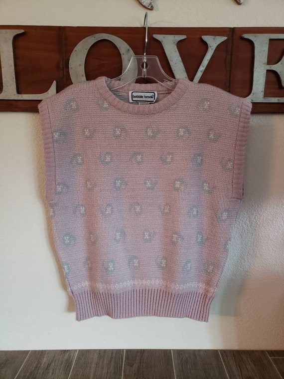 Vintage Bobbie Brooks Pull Over Sweater Vest | Pa… - image 5