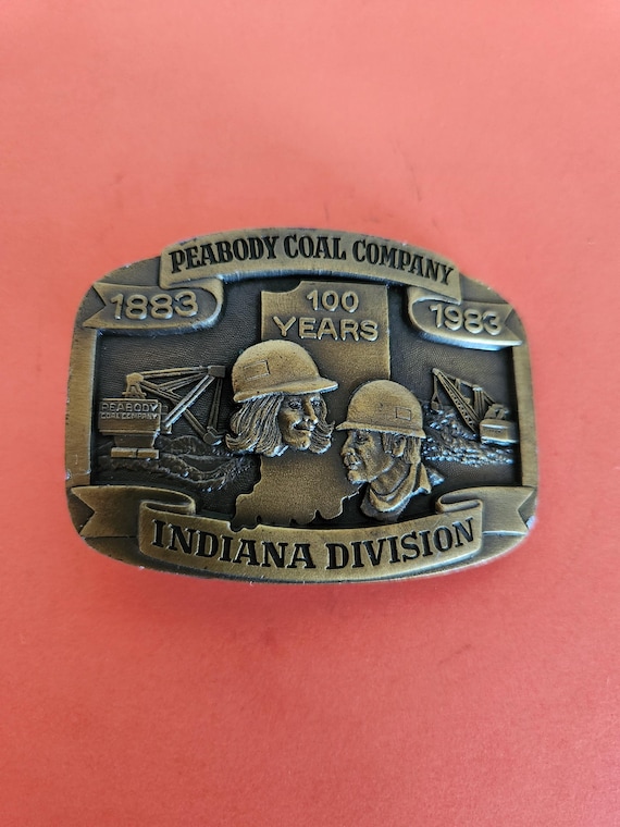 Vintage Belt Buckle - Limited Edition Peabody Coal Company  display picture 3