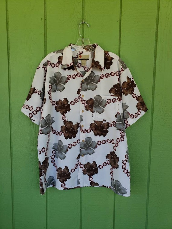 Vintage Hawaiian Shirt, Men's Hawaiian Shirt by E… - image 1