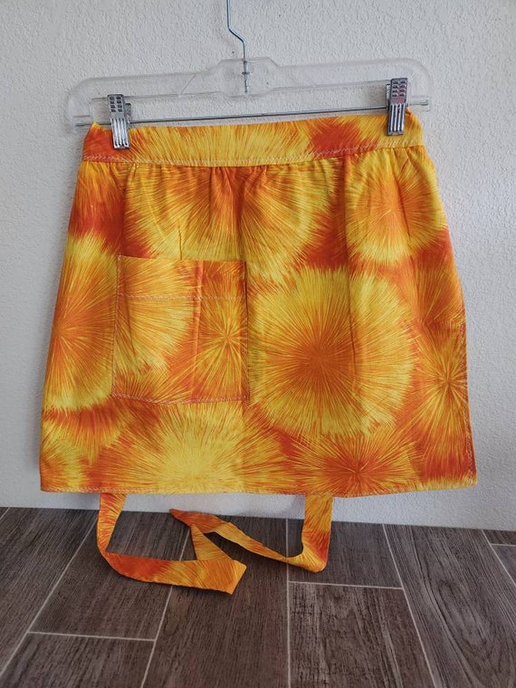 Vintage Patchwork Half Apron | Reversible Apron - image 5