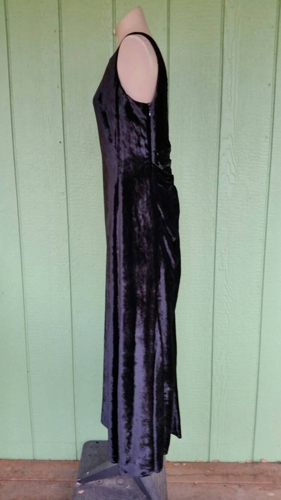 Vintage Velvet Evening Gown, Sexy Evening Gown, B… - image 5