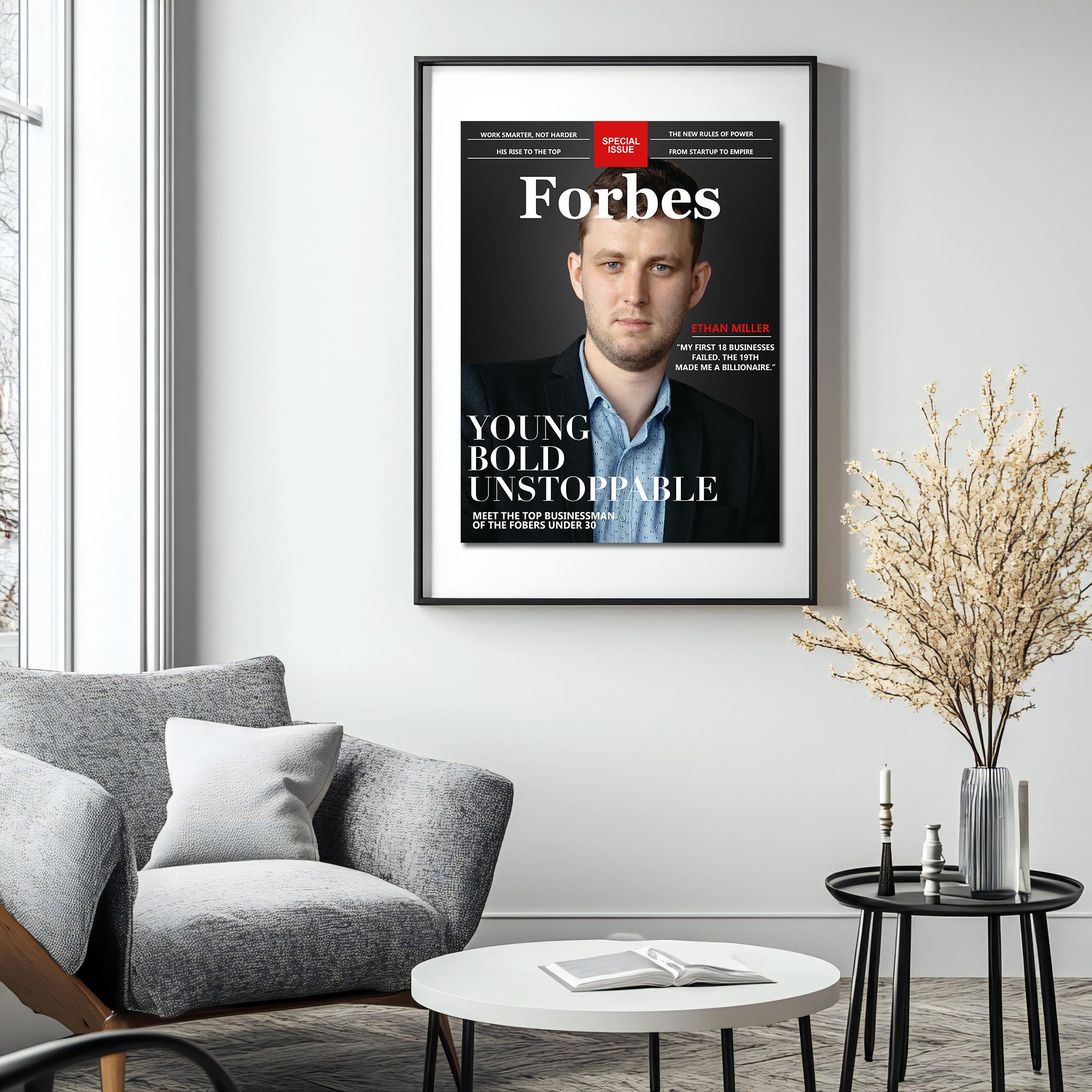 Personalized Magazine Cover,custom Forbes Person of the Year Printed ...