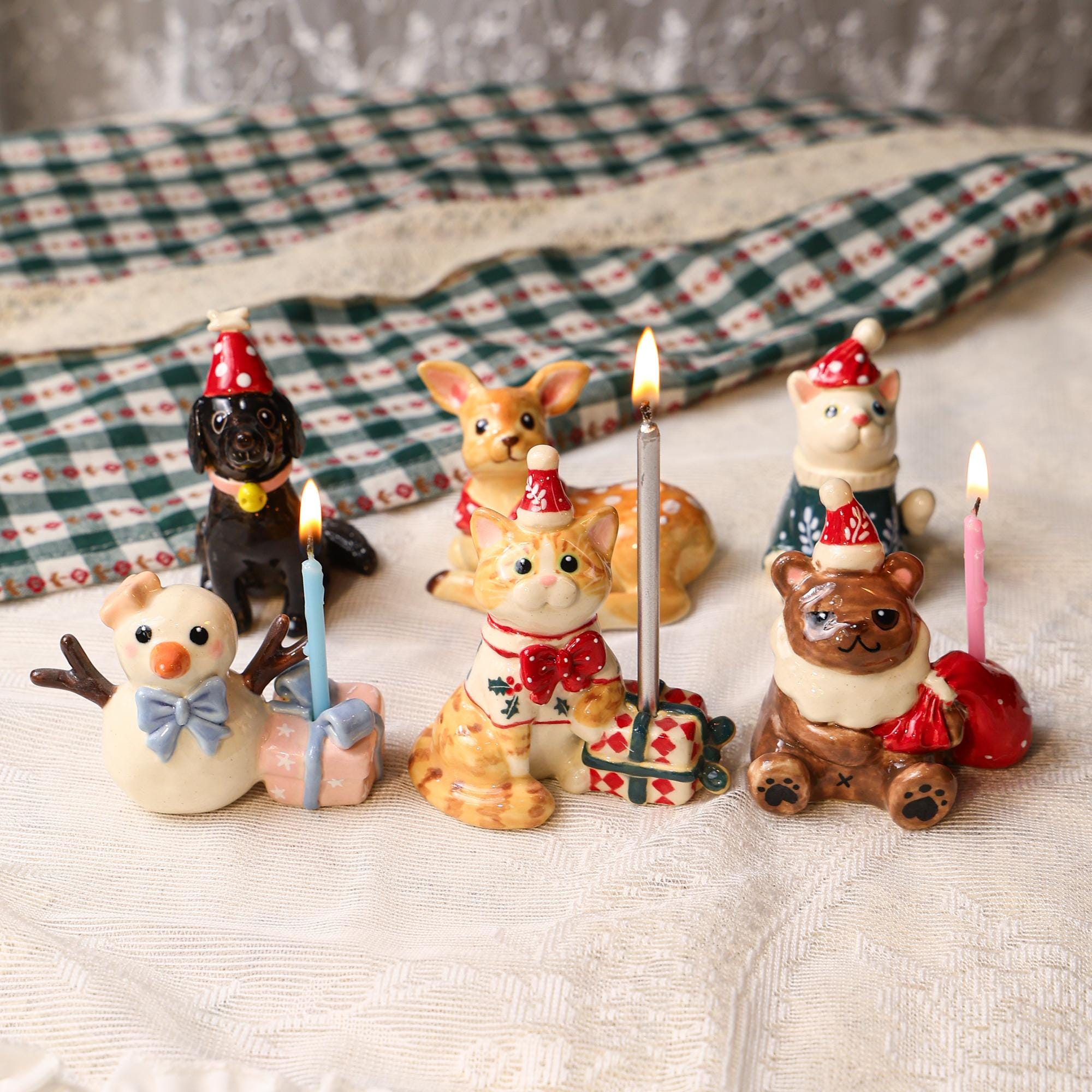Deer candle holder - Etsy 日本