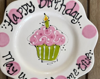 Birthday plate
