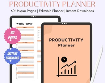 Ultimate Productivity Planner | Printable ADHD Journal | Digital ...