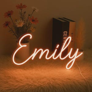 Custom Quote LED Neon Sign: Personalized Wall Art, Wedding Decor