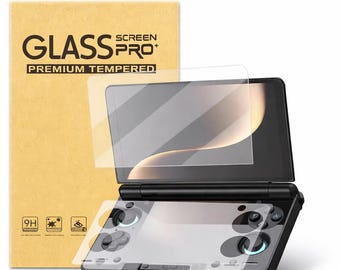 Ayn Thor Screen Protector Set – Tempered Glass Screen Protector for Ayn Thor Console, Anti-Scratch HD Protective Film