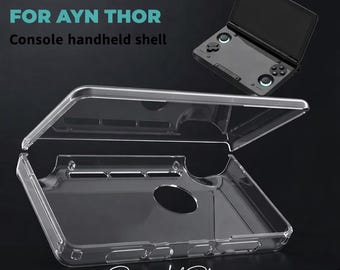 Ayn Thor Dual Screen Anti Fall Flip Case Transparent TPU Soft Shell Full Coverage Grip