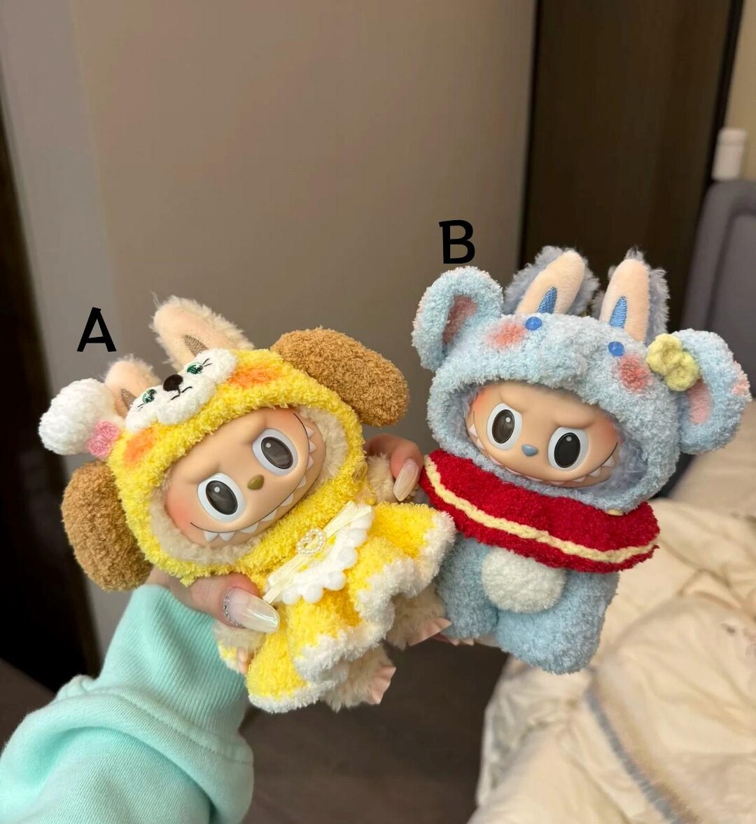 Hand Sewn Labubu Clothes Homemade Cartoon Character Labubu Set Labubu ...