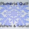 Pineapples and Plumeria Quilt Pattern. Finishes at 64