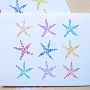 Starfish Note Cards, Starfish Thank You, Sea Star, Beach Stationery, Beach Wedding, Wedding Thank You, Vow Renewal, Tropical, Set of Ten