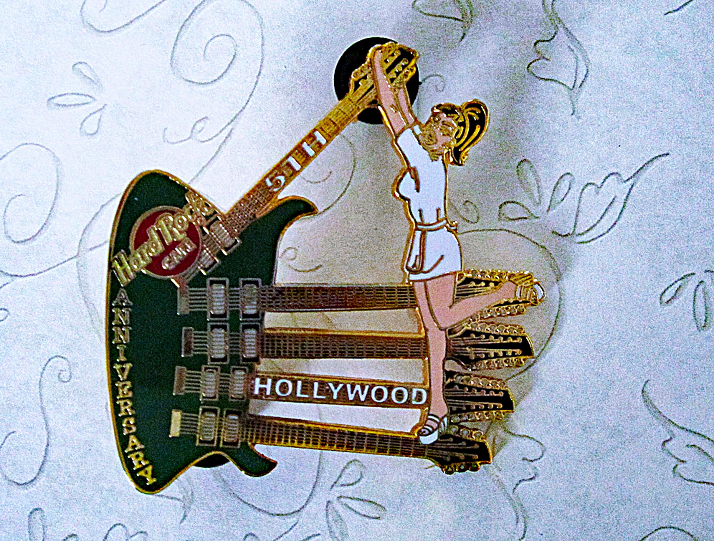 Hard Rock Staff Pin - Etsy