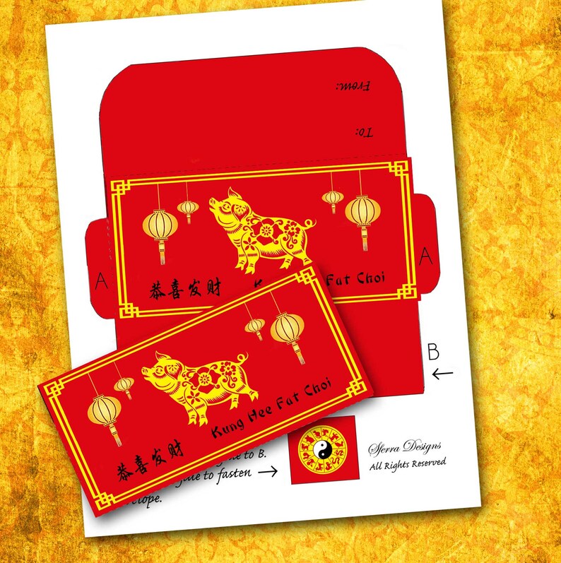 chinese new year money holders