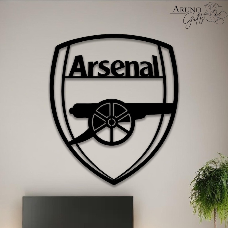 Arsenal FC Metal Sign,laser Cut Metal Wall Art,football Fan Gift,team ...
