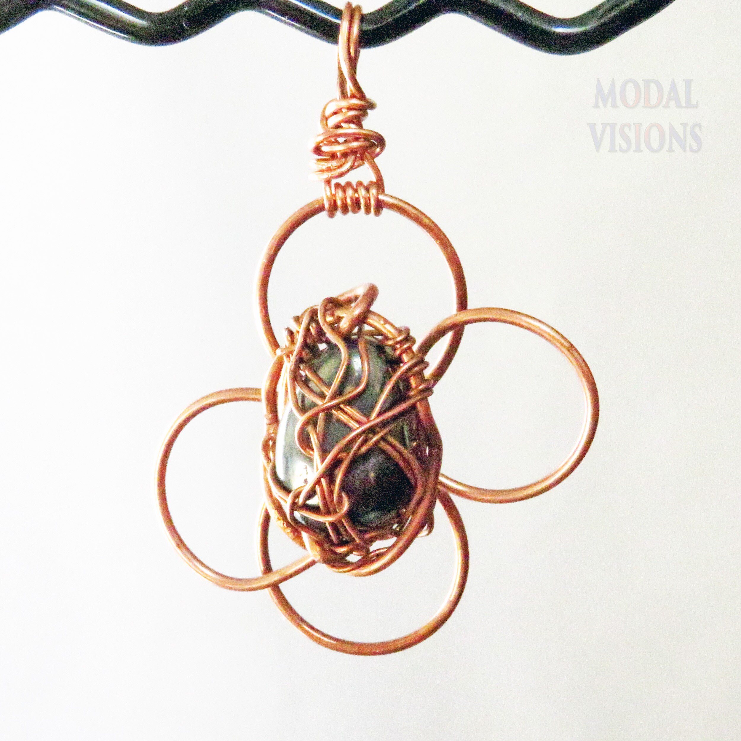 Copper Jewelry,Handmade Pendant Faceted Hematite Gemstone Pendant Copper Wire Wrapped Gemstone Pendant Gemstone Pendant Gift For Her