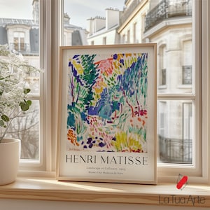 Henri Matisse Landscape at Collioure Wall Art, Henri Matisse Prints, Vintage Wall Art, Aesthetic Wall Art, Modern Wall Art, Gift Idea