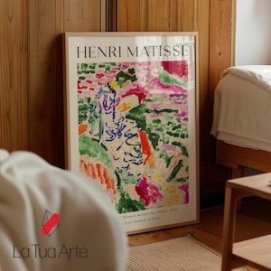 Henri Matisse La Japonaise Poster Print, Colorful Landscape Art, Aesthetic Wall Art, Henri Matisse Wall Art, Matisse Exhibition Poster