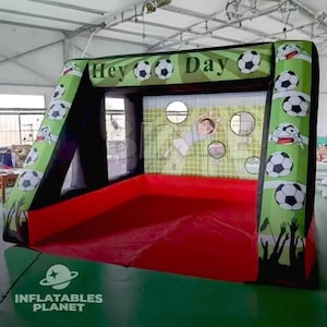 Inflatable Football Goal Penalty Field Soccer Game Court Yard Arena Sports Ball