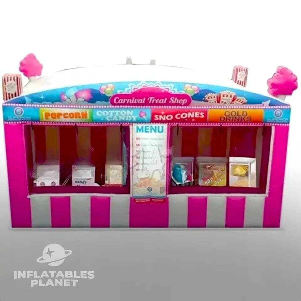 Inflatable Giant Shop Carnival Fast Food Booth Store Festival Tent House Cube