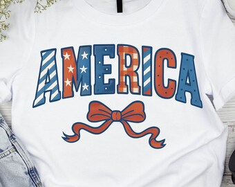 Coquette 4th Of July Png, America png, American Girly Png, Country july png, 4th of July png, Fourth Of July PNG