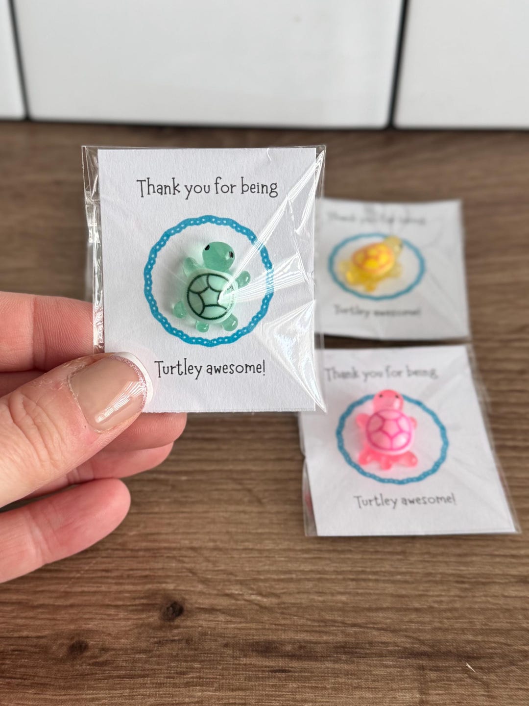 Appreciation Card With Mini Resin Turtle – Team Token Gift Multipack ...