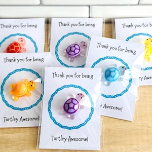 Appreciation Card with Mini Resin Turtle – Team Token Gift multipack