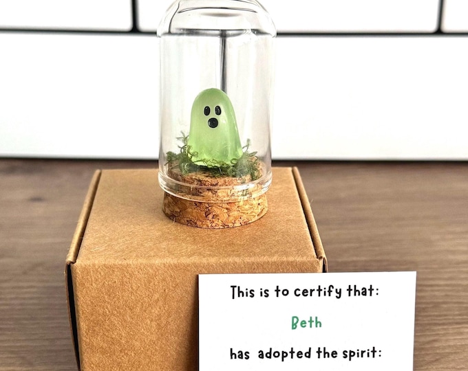 Ghost in a Jar - Personalised Pet Spirit - packaged and ready to gift