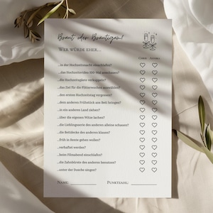 Wer würde eher Hochzeitsspiel - Digitale Canva Vorlage