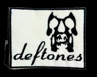 Deftones Patch - Iron-On Adhesive Backed