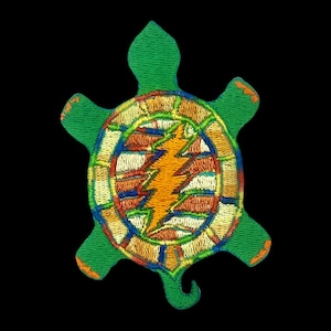 Grateful terrapin turtle patch embroidery iron-on