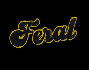Feral Iron-On Patch