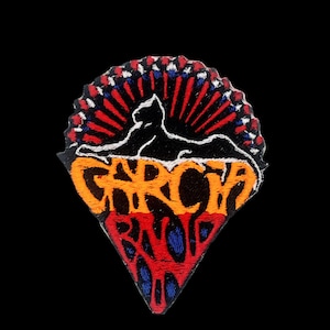 Jerry Garcia Band cats embroidery iron-on patch