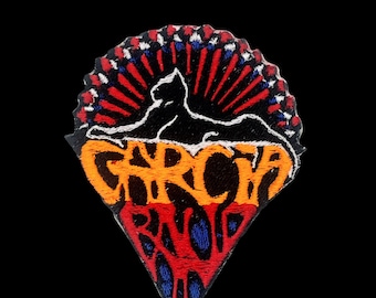 Jerry Garcia Band cats embroidery iron-on patch