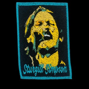Sturgill Simpson iron-on embroidery patch