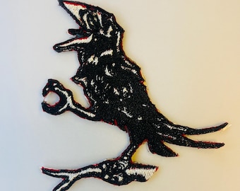 Grateful crow patch