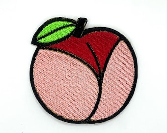 Peachy Iron-On Patch
