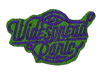 Widespread Panic iron-on embroidery patch