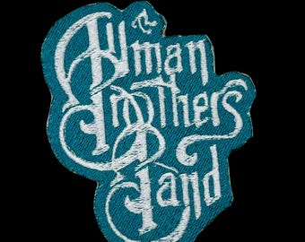 Allman Brothers Band patch iron-on adhesive embroidery